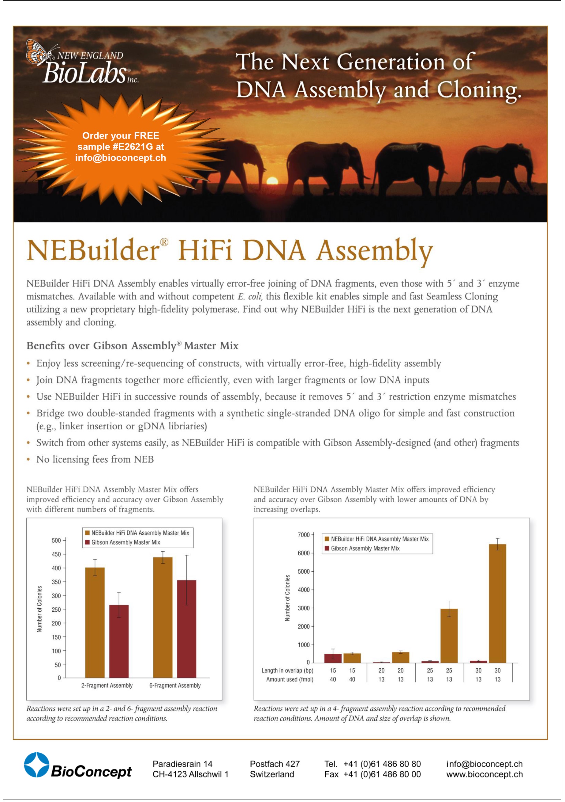 NEBuilder HiFi DNA Assembly NEBuilder HiFi DNA Assembly